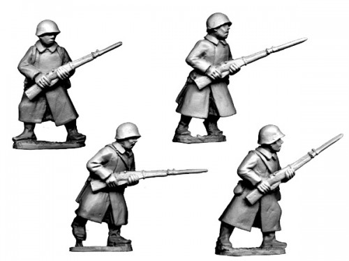 Russian Infantry in Greatcoats I