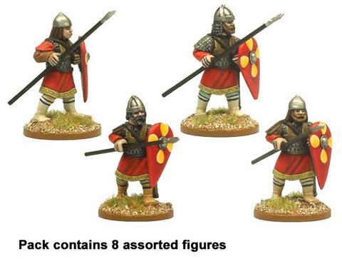 Byzantine Skutatoi advancing - Lammelar Armour