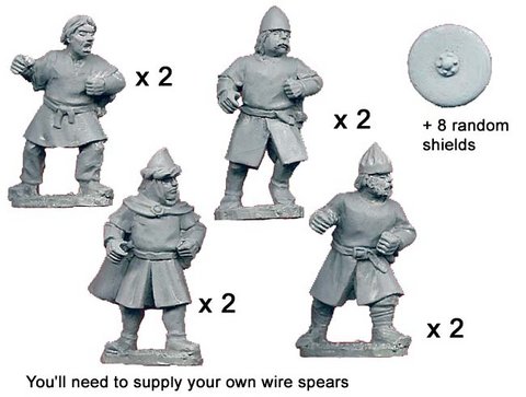 Unarmoured Spanish Spearmen