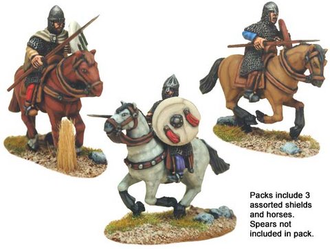 11th Century Spanish Couched Knights Set Of 3 With Lances Up • Speira  Miniatures