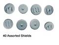 Photo of Spanish Round Shields (approx 40 per pack) (DAE100)