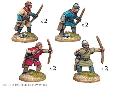 Unarmoured Norman Bowmen