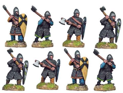 Dismounted Norman Knights with Axes