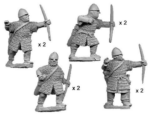 Armoured Norman Bowmen