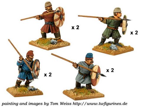 Saxon Fyrd with Spears/Javelins