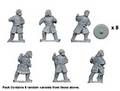 Photo of Bareheaded Saxon Warriors with Spears (DAS011)