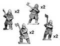 Photo of Hirdmen with 2 handed axes (DAV007)