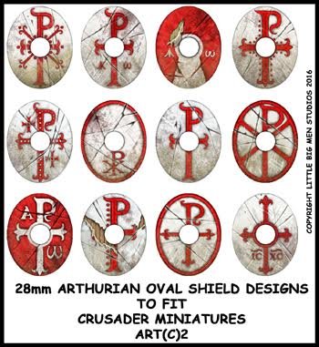 Sub Roman Shield Transfers (Oval 2)