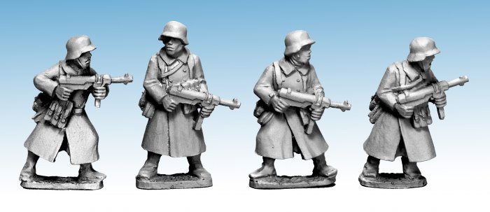 German Infantry in Greatcoats (SMG)