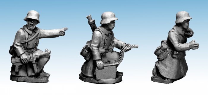 German Infantry in Greatcoats (HMG)