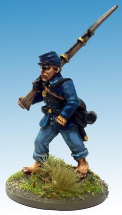 Barefoot ACW Soldier