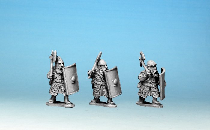 Dwarf Warriors with hand Weapons & Shields