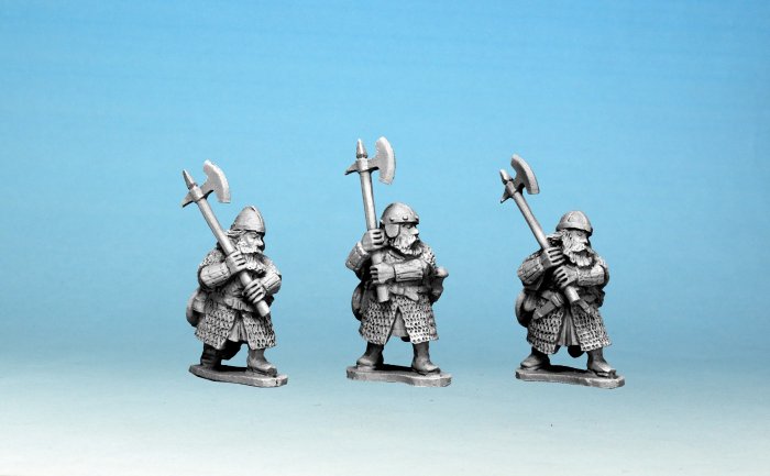 Dwarf Warriors with 2 Handed Weapons