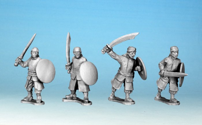 Kansu Braves with Sword & Shield