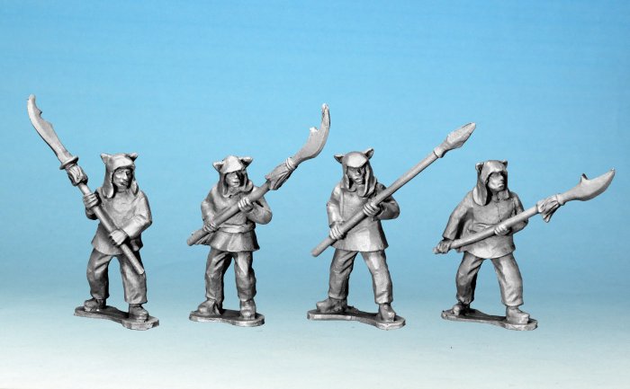 Tiger Men with Polearms