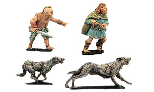 Packmasters & Hounds (2 men, 8 hounds)