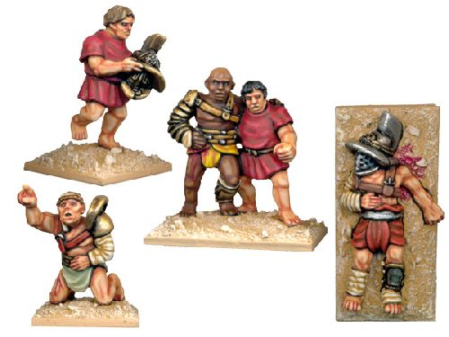 Gladiators 28mm Crusader Miniatures ALL UNPAINTED 