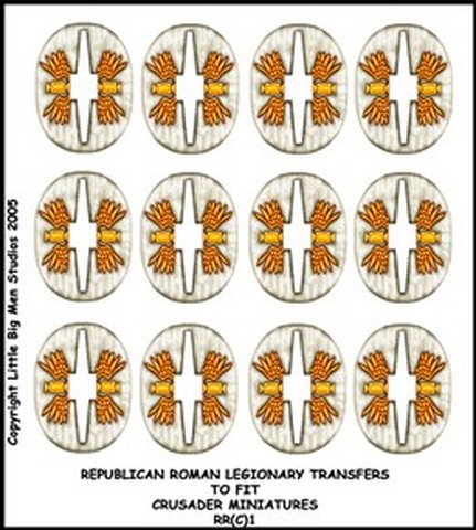 Republican Roman Shield Transfers