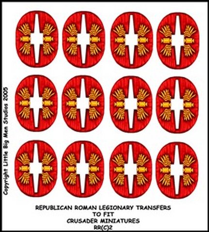 Republican Roman Shield Transfers