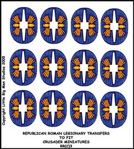 Republican Roman Shield Transfers