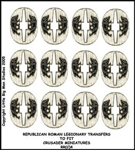 Republican Roman Shield Transfers