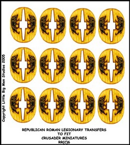 Republican Roman Shield Transfers