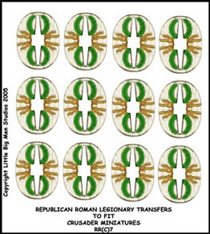 Republican Roman Shield Transfers