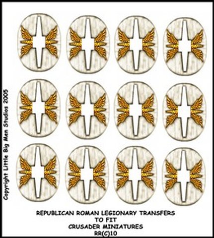 Republican Roman Shield Transfers