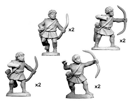 Numidian Warriors with Bow