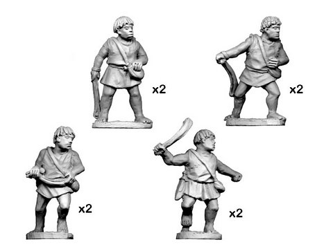 Numidian Warriors with Slings