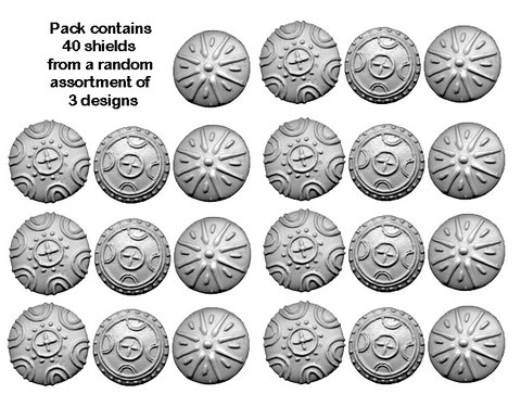 Embossed Macedonian Phalangite Shields