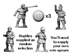 Unarmoured Greek Hoplite Command