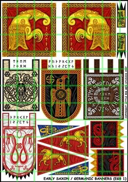 Early Saxon/ Germanic Banners