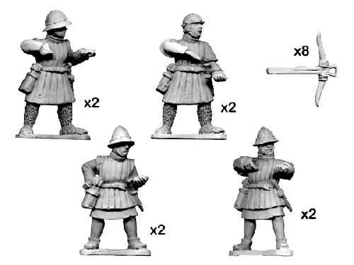 Armoured crossbowmen