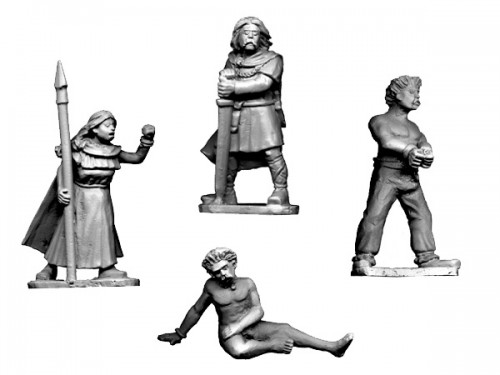 Ancient Celt Characters.