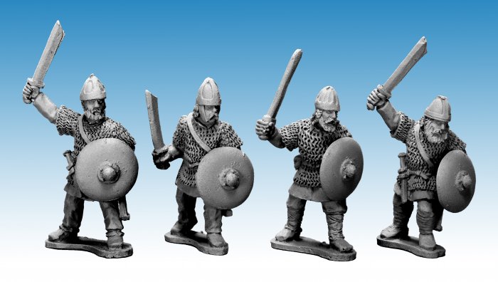 Saxon Noble Warriors with Swords