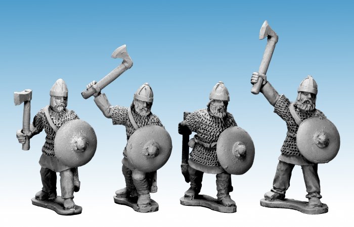 Saxon Noble Warriors with Axes.