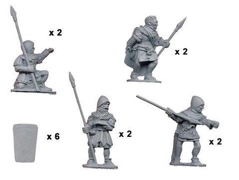 Spearmen with Pavise