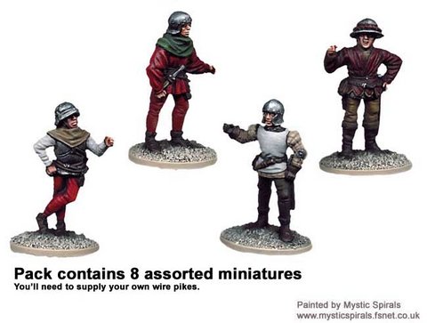 Unarmoured Pikemen