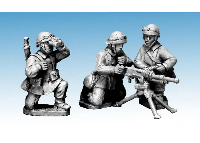 French M/C Troop Hotchkiss HMG