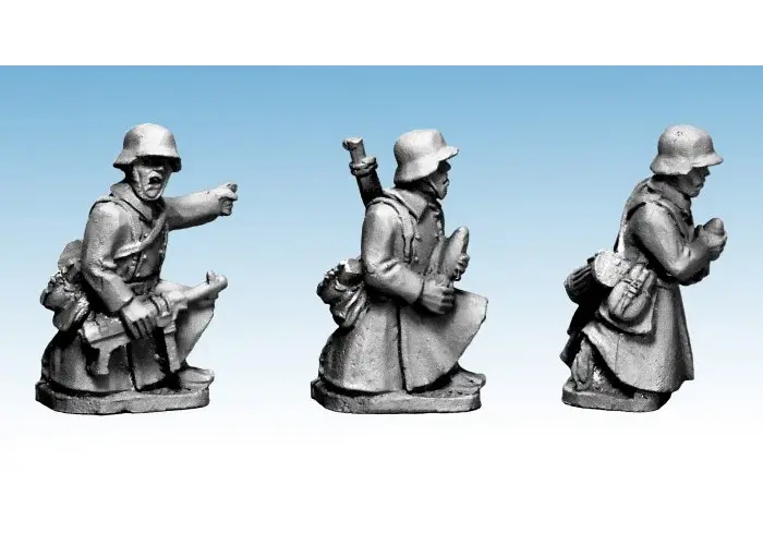 German Infantry in Greatcoats (Mortar)