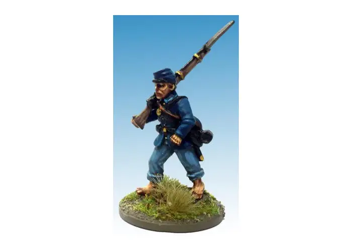 Barefoot ACW Soldier