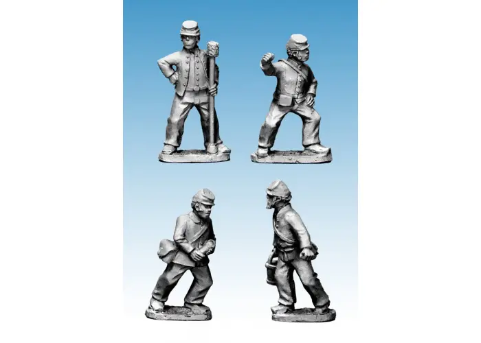 ACW Artillery Crew in Kepi