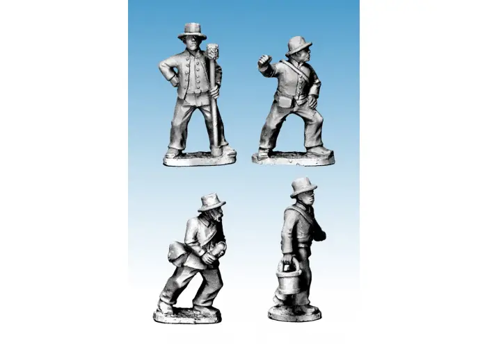 ACW Artillery Crew in Hats