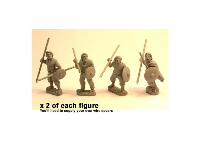 Irish Warriors with spear & buckler I