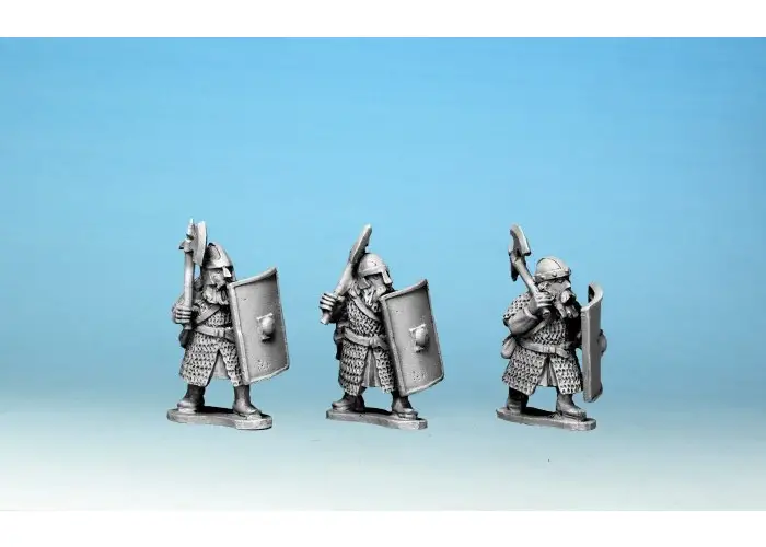 Dwarf Warriors with hand Weapons & Shields