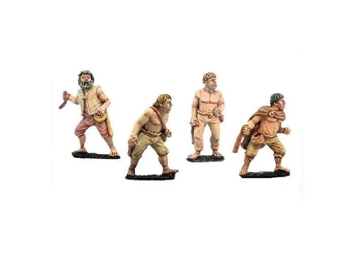 Irish Warriors with slings