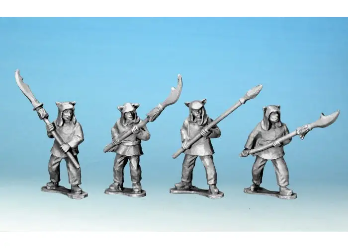 Tiger Men with Polearms