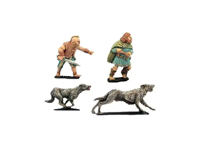 Packmasters & Hounds (2 men, 8 hounds)