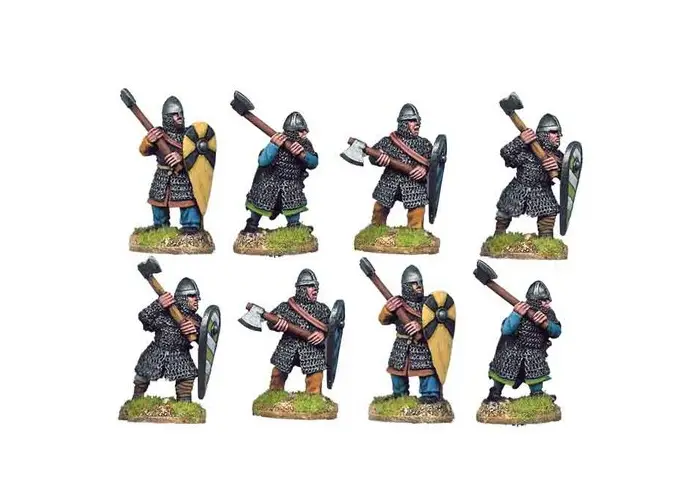Dismounted Norman Knights with Axes